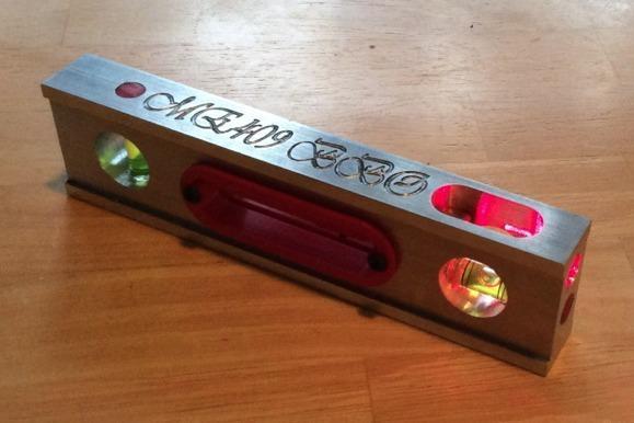parametric level with laser insert