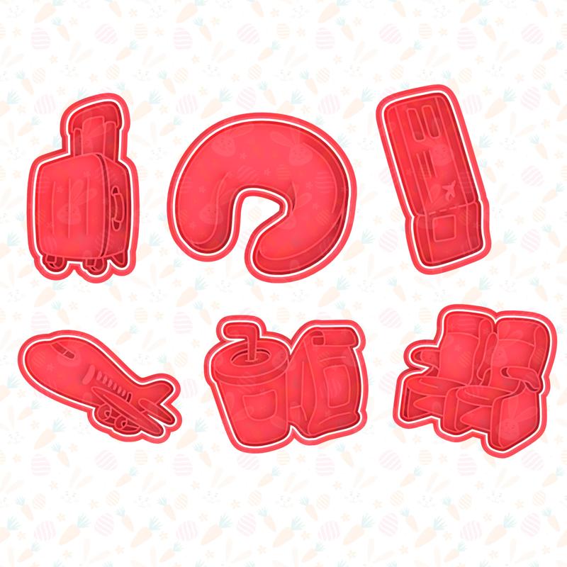 Airport cookie cutter set of 6