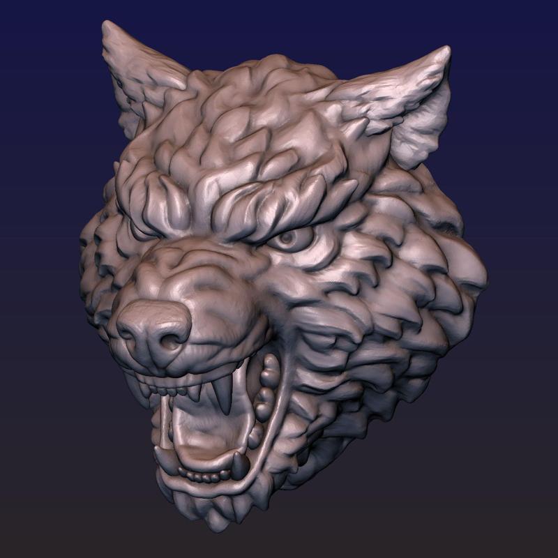 Wolf head