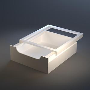 Desk Handleless Drawer