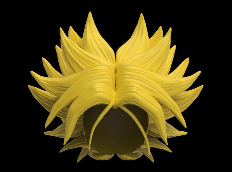 DBZ Trunks hair