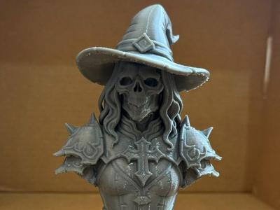 Undead Witch Bust – Gothic Horror Statue