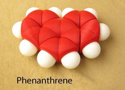 Space-filling molecular models: Phenanthrene adventure pack
