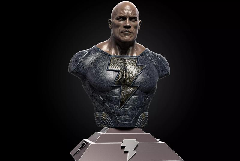 Black Adam- Dwayne Johnson Bust