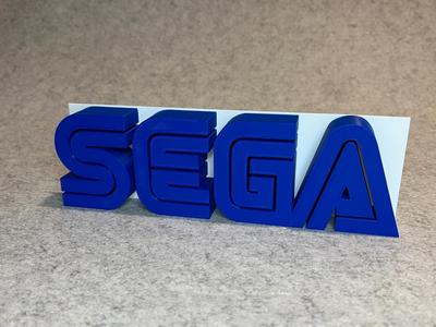 Sega logo retro decoration