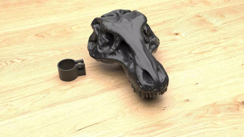Bike seat customize Bike seat customize t-rex raptor