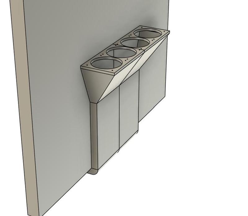 Under-Door Cooling Fan Air Duct