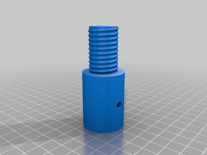 Broom Handle Threaded End