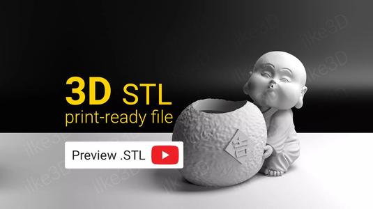 Buddha asian baby figurine