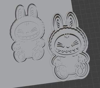 LABUBU BODY EYES CLOSED