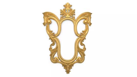 carved frame mirror cnc and 3d printing03