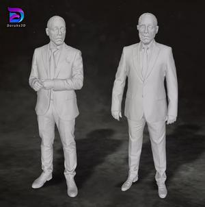 Breaking Bad Gustavo Fring Gus Figure Custom 3D Print Model