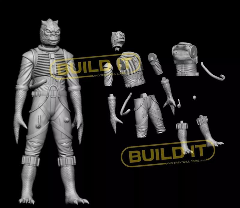 Bossk bounty hunter full size statue Star Wars empire strikes