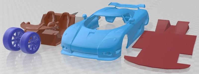 Koenigsegg Trevita CCXR 2010 Printable Car