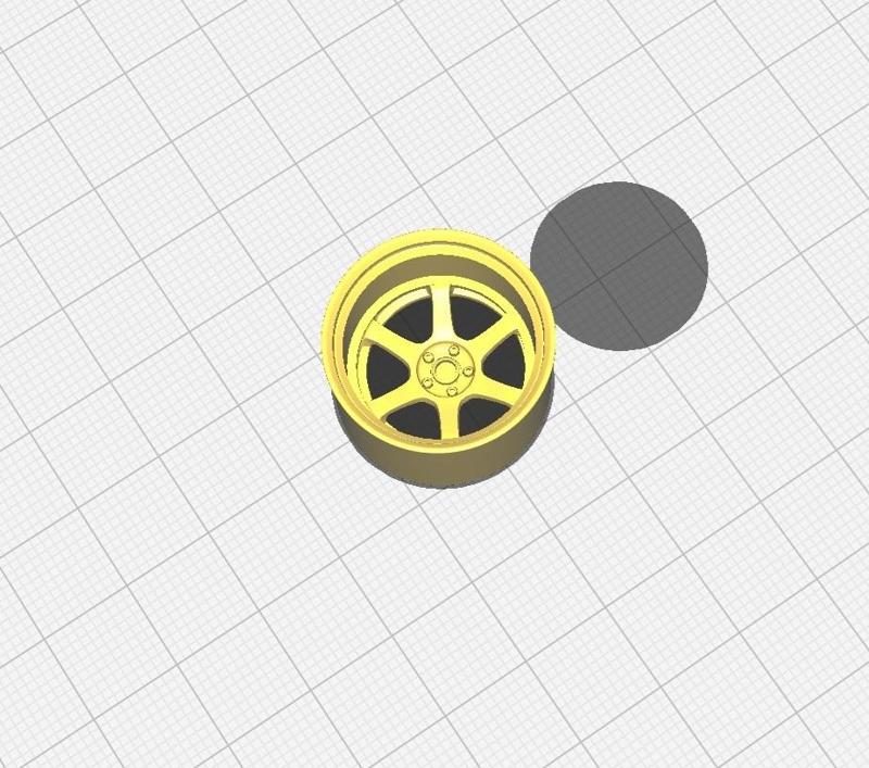 T6S Enkei Wheel 1:24