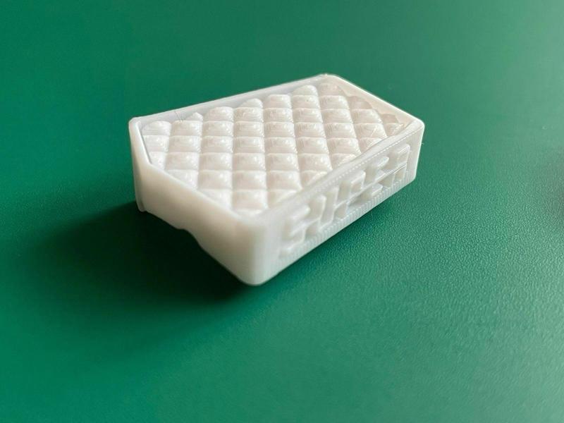 Tamiya Scania additional storage compartment dashboard with "Super"