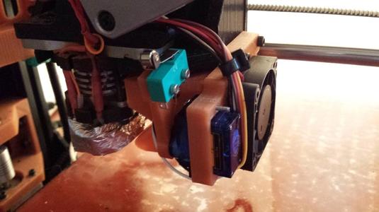 Lulzbot TAZ Fan Dual Duct and Auto Bed Leveling Servo