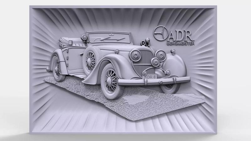 Austro Daimler ADR 6 Bergmeister bas relief