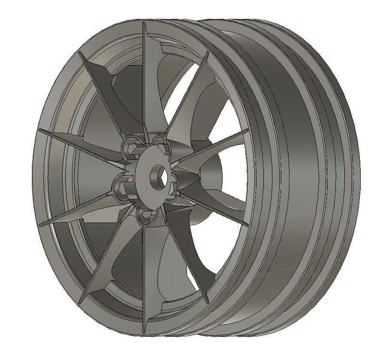 1/10 GR Yaris BBS wheel