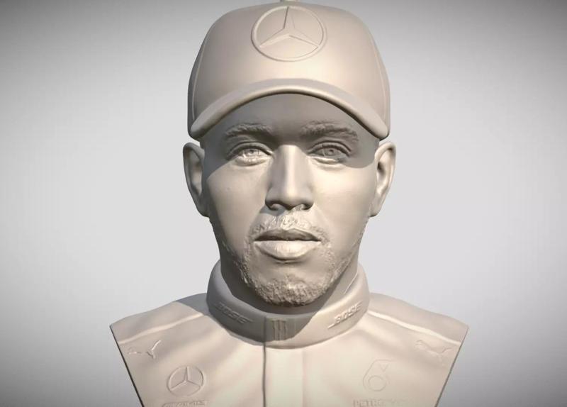 Lewis Hamilton bust