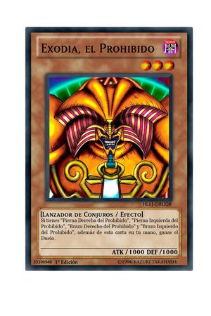 YUGIOH EXODIA 3D CARD