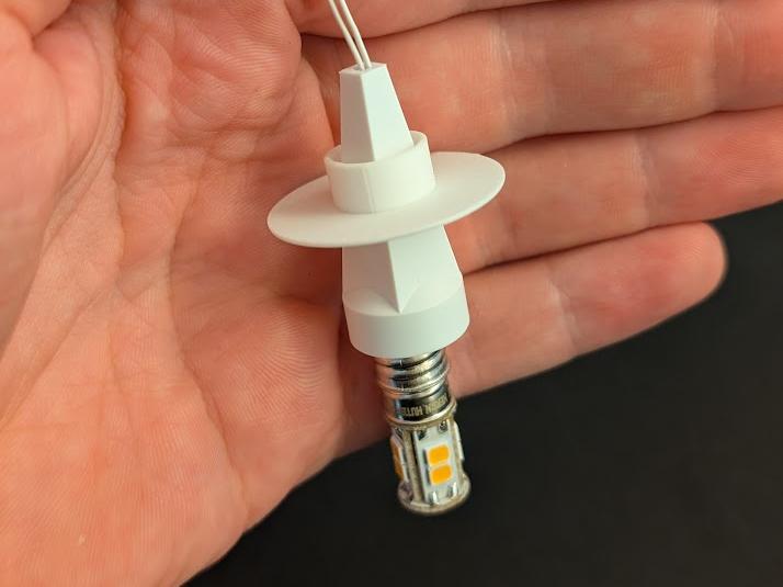 Herrnhut star adapter for lampshades (13mm)