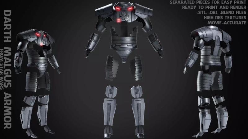 Star Wars Darth Malgus Armor for Cosplay