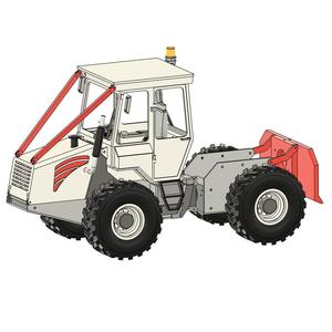 RC forestry tractor HSM 704 in 1:14
