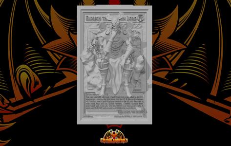 Yugioh Full 3D Card - Eldlich the golden Lord