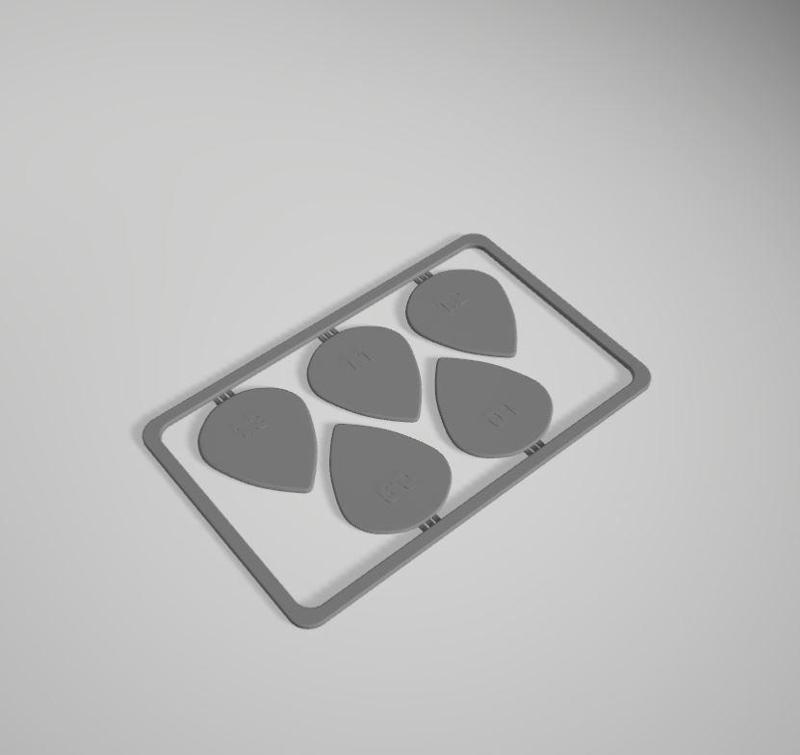 Guitar Pick Card