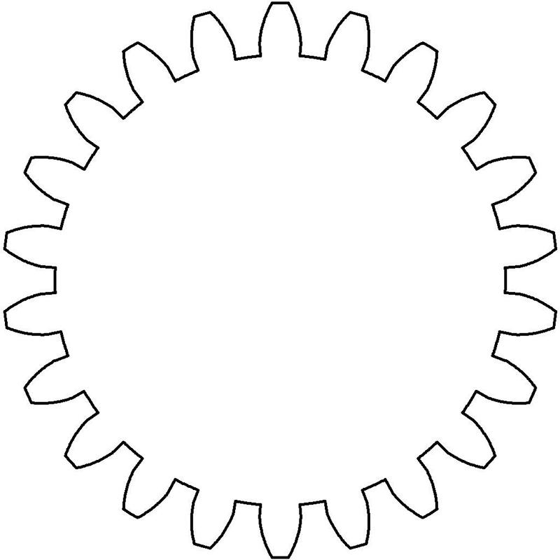 MOD 1.25 SPUR GEAR COLLECTION DXF BLANKS