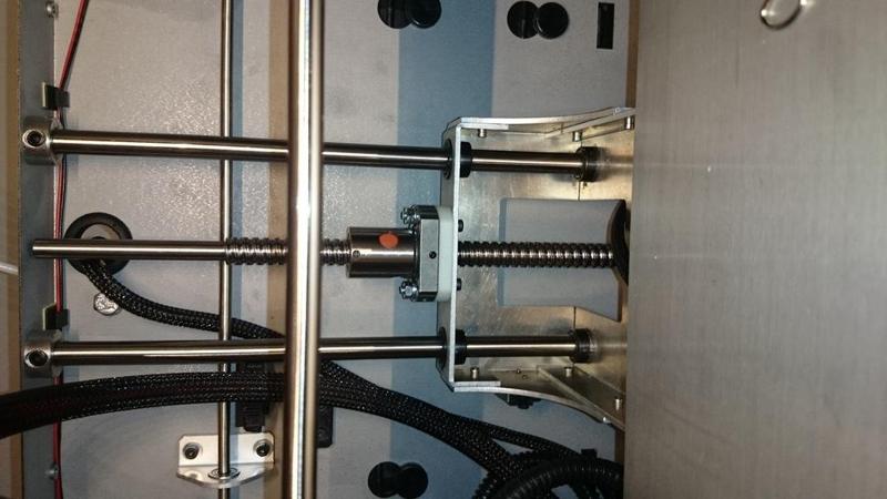 Solidoodle SD4 ballscrew/nut adapter