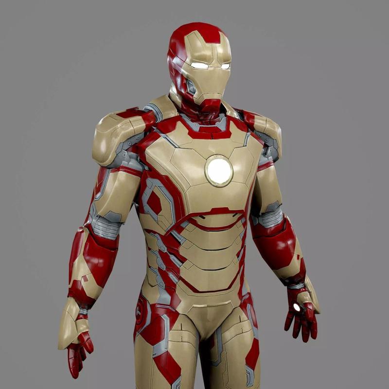 Iron Man Mark 42 Full Wearable Accurate Armor with Inner Parts