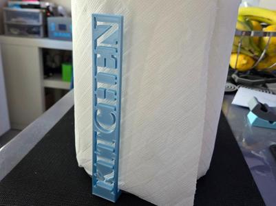 Kitchen paper towel holder