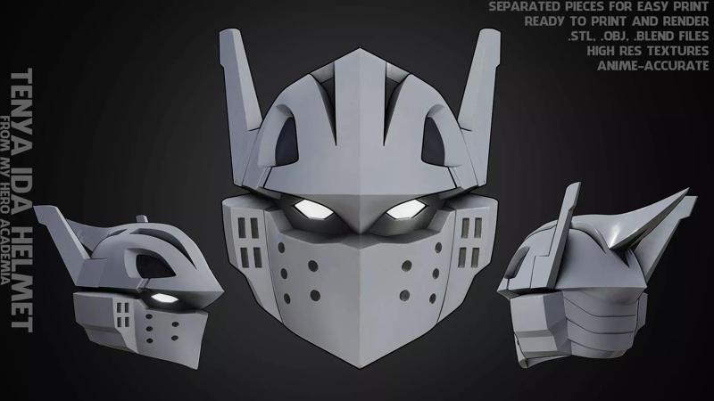 My Hero Academia Tenya Iida Ingenium Helmet for Cosplay