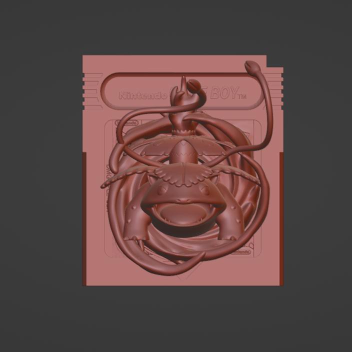 Venusaur Cartridge- Custom 3D Printing File - Pokemon