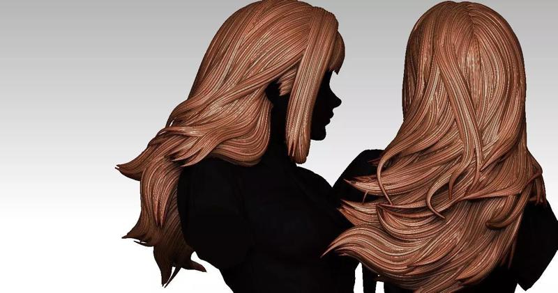 3D Hairstyles for girl V112