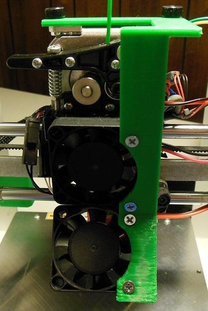 Printrbot Play 40mm Extruder Fan plus 40mm PLA Fan Mount