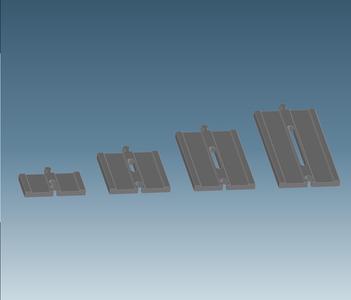 Straight roads compatible with Brio & Ikea