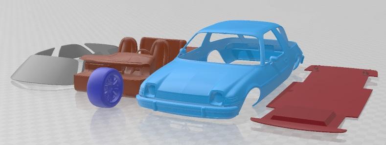 AMC Pacer X 1977 Printable Car