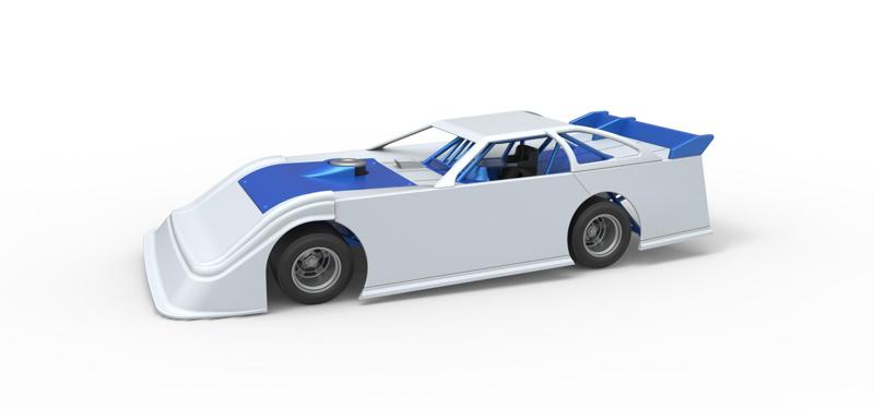 Super Dirt Late model for Pavement Scale 1:25
