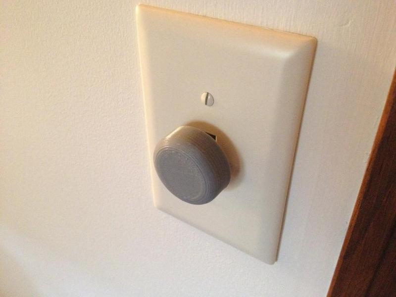 Light Switch Dimmer Knob (for broken switch spline)
