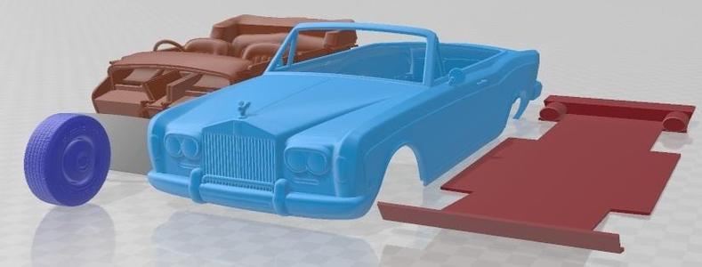 Rolls Royce Corniche 1971 Printable Car