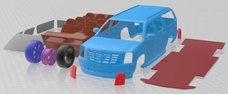 Cadillac Escalade ESV 2010 Printable Car