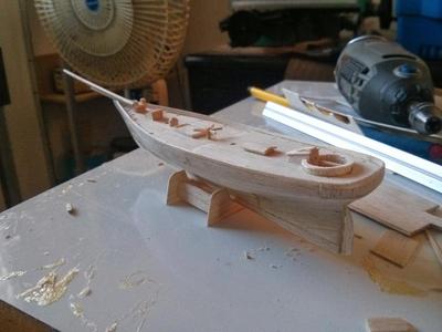 Yatch America scale model (esc: 1:200) (No 3D print, CNC Routing)
