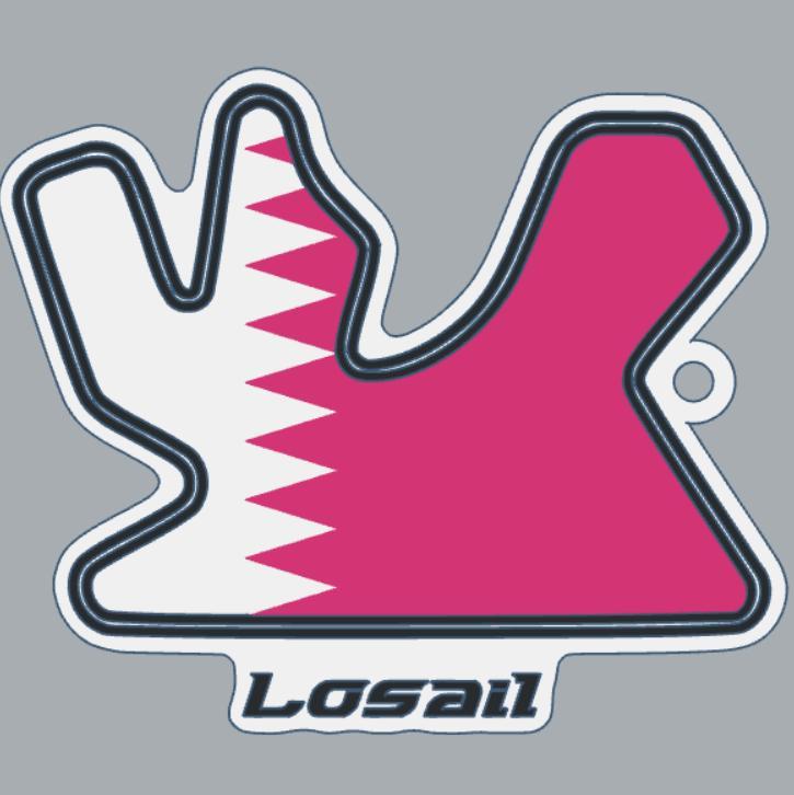 Losail Circuit key ring. Formula 1