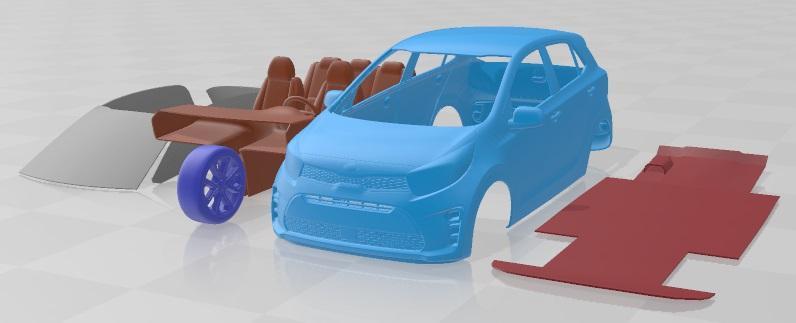 Kia Picanto 2019 Printable Car
