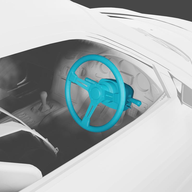 STEERING WHEEL MAZDA R7