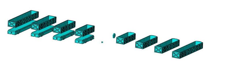 Thomas Trackmaster carriage wagons 100 to 200