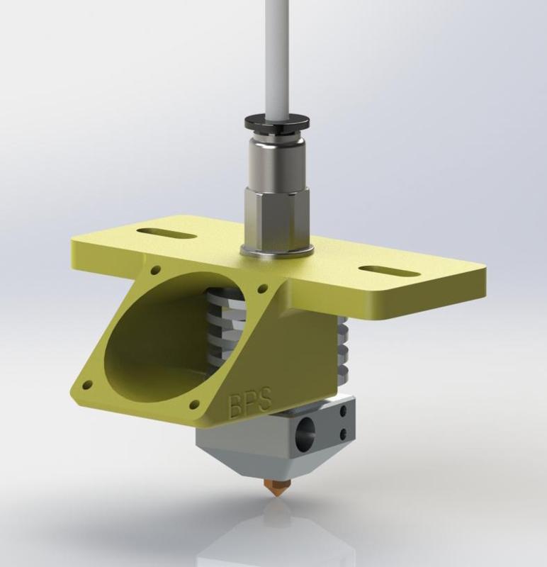 BPS Extruder Adapter with Fan Mount 